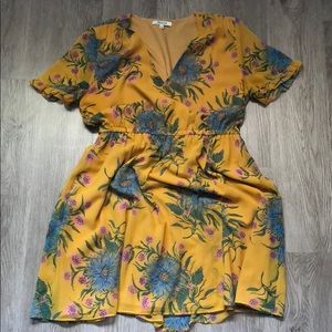 Madewell Faux Wrap Dress sz 8